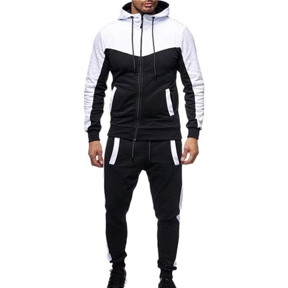 Track Suits for Men Set Full Zip Sweatsuit Outdoor Jogging Men Tracksuits - Picture 5 of 5